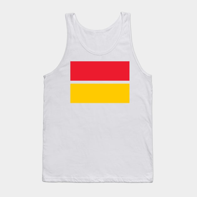 Liverpool Red Yellow Bands Tank Top by Culture-Factory